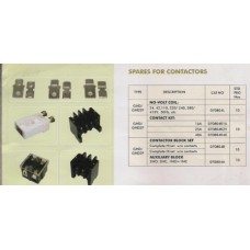 SPARES FOR CONTACTORS